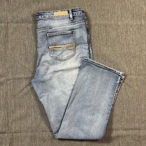 Buffalo David Bitton Blue Straight Leg Jeans - 32x30